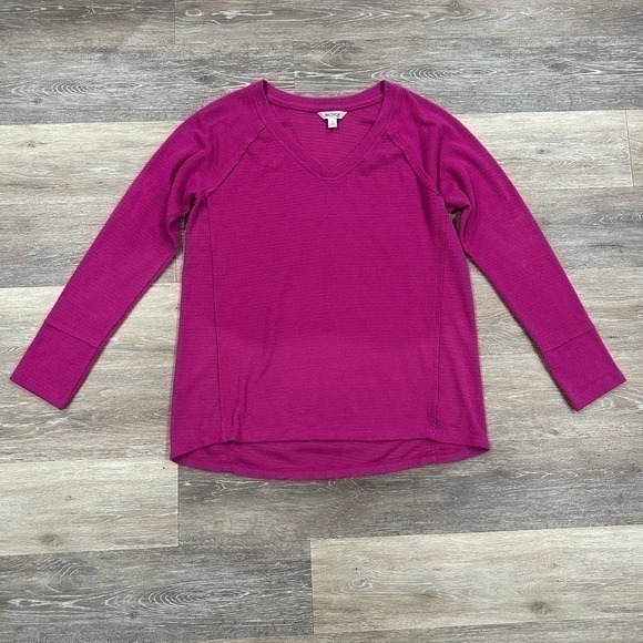 Wildfox Women's‎ Brushed Haley Top in Elderberry - Picture 2 of 5